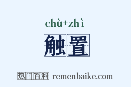 触置是什么意思的图片